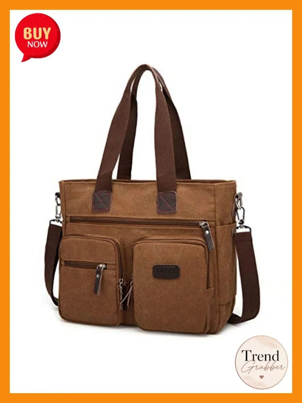 Women Canvas Satchel Handbag Top Handle Shoulder Bag Crossbody Tote Travel